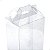 Maleta Caixa de Acetato Maleta PX-69 (8x6x22,5 cm) (100un) Embalagem de Plástico Transparente - Imagem 4