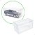 Caixa de Acetato BAX-223 (8x4x4 cm) (100un) Miniaturas de Carrinhos, Protetor Mini Carrinhos - Imagem 1