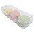 Caixa de Acetato PX-239 (15X5X3,5 cm) Kit 500un Embalagem para 3 Macaron Caixa de Plástico Transparente - Imagem 6