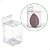 Caixa de Acetato Transparente PX-242 (4.5x4.5x6.5 cm) (100un) Caixa para Beauty Blender Esponja de Maquiagem Esponjinha - Imagem 1