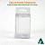 Caixa de Acetato Transparente PX-242 (4.5x4.5x6.5 cm) (100un) Caixa para Beauty Blender Esponja de Maquiagem Esponjinha - Imagem 6