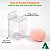 Caixa de Acetato Transparente PX-242 (4.5x4.5x6.5 cm) (100un) Caixa para Beauty Blender Esponja de Maquiagem Esponjinha - Imagem 3