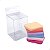 Caixa de Acetato PX-251 (4.5x4.5x6.5 cm) (100un) Caixa para Esponja Facial, Lave o Rosto Remover Maquiagem, Esponjinha - Imagem 4