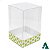 Caixa de Acetato com Base Estampa Futebol Brasil (8.5x8.5x12cm) Kit 100un Embalagem de Plástico Transparente - Imagem 6