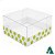 Caixa de Acetato com Base Estampa Futebol Brasil (6x6x4cm) Kit 25un Embalagem de Plástico Transparente - Imagem 6