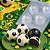Kit 2 Forma para Chocolate com Silicone Bola De Futebol 65mm Copa Do Mundo Cod.10034 BWB - Imagem 5