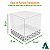 KIT 50un Caixa de Acetato com Base Futebol (6cm) Embalagem de Plástico Transparente - Imagem 3