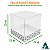KIT 50un Caixa de Acetato com Base Futebol (7.5cm) Embalagem de Plástico Transparente - Imagem 3