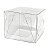 10 Caixa de Acetato PX-224 (3,5x3,5x2,9 cm) Embalagem de Plástico Transparente - Imagem 1