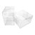 Caixa de Acetato P-9 (15x15x10 cm) (25un) Tampa e Fundo Embalagem de Plástico Transparente - Imagem 2