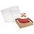 KIT Caixa para 1 Cupcake Grande (7,5x7,5x7,5 cm) Caixa e Berço KIT49 10unids Caixa de Acetato - Imagem 1