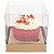 KIT Caixa para 1 Cupcake Grande (7,5x7,5x7,5 cm) Caixa e Berço KIT49 10unids Caixa de Acetato - Imagem 4