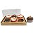 KIT Caixa para 6 Cupcakes Grandes (25x19x9 cm) Caixa e Berço KIT56 10unids Caixa de Acetato - Imagem 1