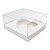 25 Caixa de Acetato KIT58 Branco (19x17,5x9 cm) Caixa para Meio Ovo de Coração 500g para Forma 46 BWB Caixa e Berço - Imagem 3