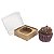 KIT Caixa para 1 Cupcake Pequeno (6x6x6 cm) Caixa e Berço KIT2 10unids Caixa de Acetato - Imagem 4