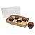 KIT Caixa para 4 Cupcakes Pequenos (17,6x11x7 cm) Caixa e Berço KIT115 10unid Caixa de Acetato - Imagem 1