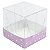 Caixa de Acetato com Base Lilas Poá (50pçs) - Imagem 3
