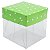 Caixa de Acetato com Base Verde Claro Poá (50pçs) - Imagem 2