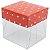 Caixa de Acetato com Base Vermelha Poá 10unid - Imagem 1