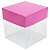 Caixa de Acetato com Base Pink Lisa (50pçs) - Imagem 3