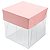Caixa de Acetato com Base Rosa Lisa (50pçs) - Imagem 3