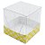 Caixa de Acetato com Base Amarela Xadrez 10unid - Imagem 2