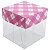 Caixa de Acetato com Base Pink Xadrez (50pçs) - Imagem 2