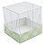 Caixa de Acetato com Base Verde Claro Xadrez (50pçs) - Imagem 3