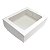 (25pçs) Caixa 12 Visor (Branca) (15x12x4 cm) Embalagem Janela - Imagem 1