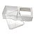 (25pçs) Caixa 4 Visor (Branca) (8x7.5x4 cm) Caixinha com Janela Visor - Imagem 2