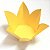 Forminha de Papel Flor Amarela (2.3x2.3x3 cm) 100unid Doces Gourmet - Imagem 1
