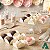 Forminhas De Doces Brigadeiros Casamento Aniversário Kit 100 Caixeta Champanhe 4 Pétalas Cod.FPCHAMP - Imagem 6