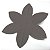 Forminha de Papel Flor Marrom (2.3x2.3x3 cm) 100unid Bicho de Pé - Imagem 2