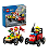 Lego Carros De Corrida Pizza Vs Caminhão Dos Bombeiros 60458 - Imagem 2
