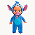 Boneca Cry Babies que chora Tiny Cuddles Disney - Imagem 1