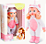 BONECA LARI AND ME UNICORNIO 34CM ROMA - Imagem 1