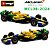 Bburago - F1 Mclaren MCL38 Monaco Grand Prix Liga Carro Miniatura Modelo Diecast - Imagem 2