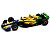 Bburago - F1 Mclaren MCL38 Monaco Grand Prix Liga Carro Miniatura Modelo Diecast - Imagem 1