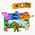 Jogo Infantil Bingo dos Bichos Brinquedos Educativos Madeira Bate Bumbo - Imagem 2
