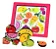 Brinquedo De Madeira Educativo Monte E Empilhe Frutas Babebi - Imagem 1