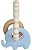 Mordedor em Silicone e Bambu Elefante Azul - Buba - Imagem 2