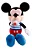 Mickey Kiss Pelúcia Infantil Com Som 33 CM - Multikids Original - Imagem 1