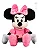 Pelúcia Minnie Mouse Rosa Com Luz 20 Cm Br2201 Multikids - Imagem 1