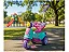 Triciclo Infantil de Passeio e Pedal Com Empurrador Avespa Rosa Maral - Imagem 4