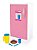 Kit Fogão Geladeira e Pia de Brinquedo Rosa MDF Junges - Imagem 3