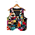 Colete patchwork (tam. G) - Imagem 1