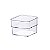 Organizador Diamond 7,5 x 7,5 x 5,2 cm cristal - Imagem 1