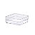 Organizador Diamond 15 x 15 x 5,2 cm cristal - Imagem 1