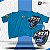 Camiseta Infantil 143H Cavalo Azul Turquesa - Imagem 1