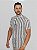Camisa Gola Padre Listras Chubo em linho - Imagem 3